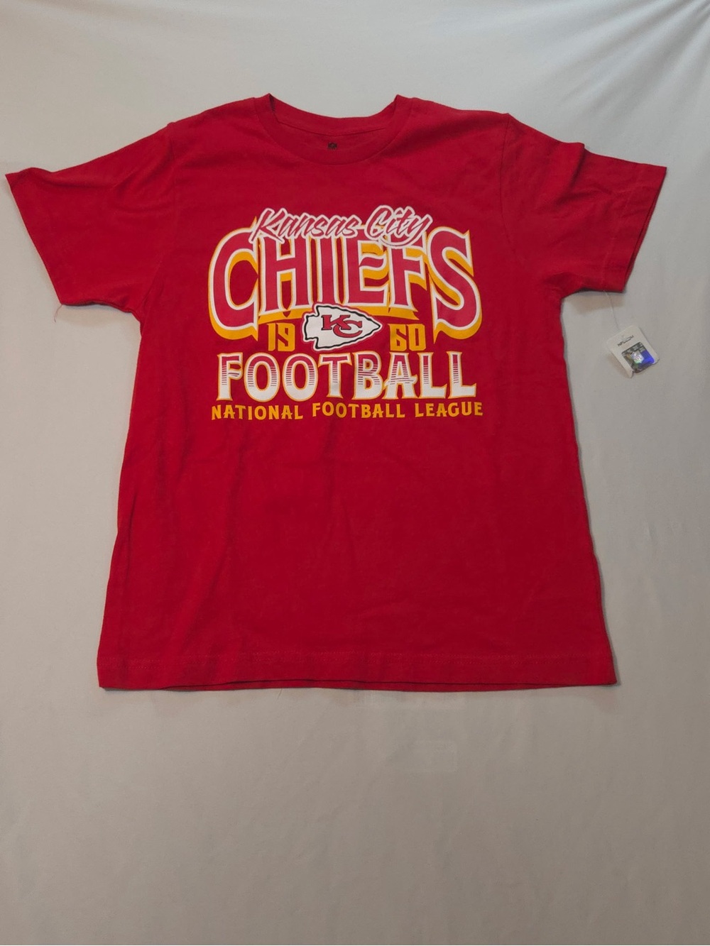 NFL Kansas City Chiefs Red Youth Football T-Shirt